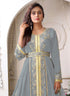 Grey Georgette Stone Work Kaftan