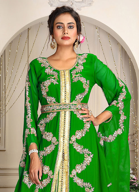 Perrotgreeen designer hand beaded moroccan party wedding kaftan