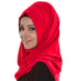 Red & white color luxurious Handmade Moroccan Kaftan with hijab