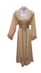 Cream georgette embroidered islamic wedding kaftan