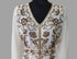 Off-White color luxurious Full Sleeves Handmade Moroccan Kaftan.