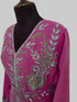 Wine color luxurious Full Sleeves Handmade Moroccan Kaftan.