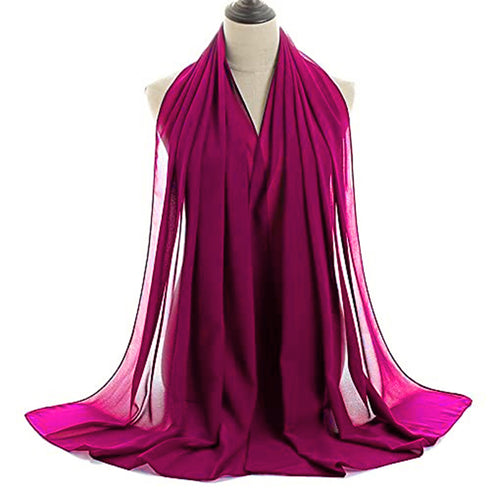 Wine embroidered georgette islamic kaftan With Sun-proof hijab.