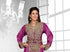 Wine & White color luxurious Full Sleeves Handmade Moroccan Kaftan .