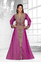Wine & White color luxurious Full Sleeves Handmade Moroccan Kaftan .