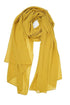 Yellow luxurious Moroccan Kaftan With Sun-proof hijab.