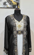 Black Georgette Embroidered Zari Work Islamic Clothing