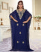 Navy Blue HandCrafted Zari & Stone work stitched Georgette Kaftan Wedding dress