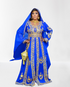 Ink Blue Wedding Kaftan for Women