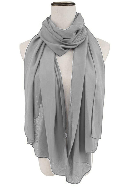 Gray Moroccan Kaftan With Sun-proof hijab.