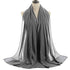 Gray Moroccan Kaftan With Sun-proof hijab.