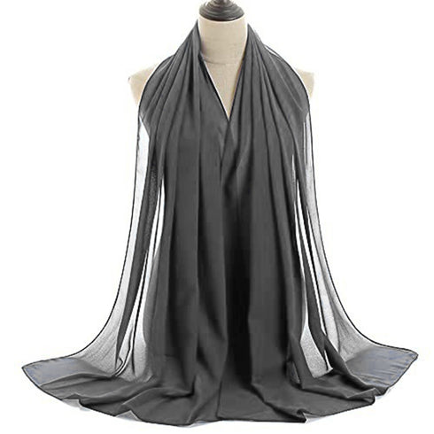 Grey luxurious Bell Sleeves Moroccan Kaftan With Sun Proof Hijab.