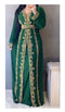 Emerald Green Mehendi Kaftan for Women
