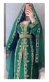 Emerald Green Mehendi Kaftan for Women