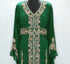 Dark Green Morrocan Georgette Islamic Kaftan