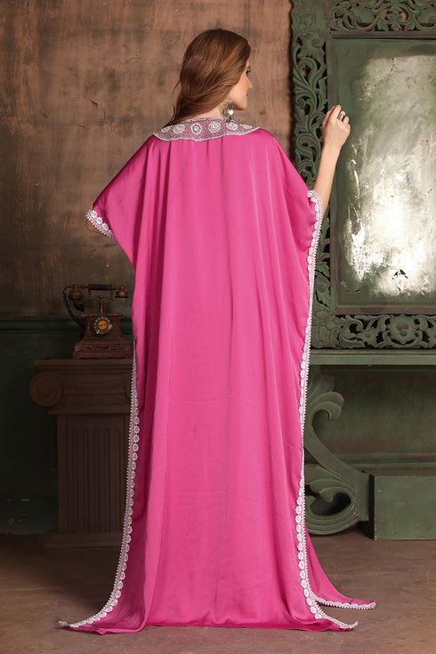Pink designer israeli kaftan
