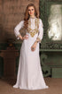 White Designer Kaftan Dress