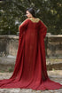 Maroon designer israeli kaftan
