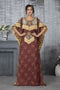 Sea green designer kaftan