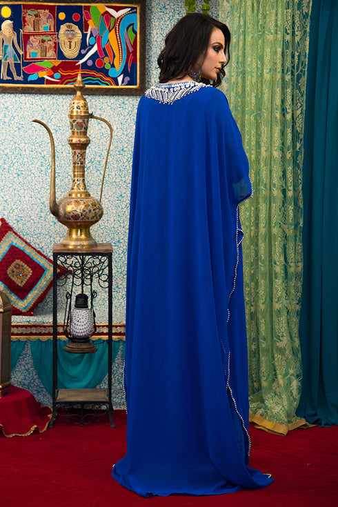 Blue designer kaftan