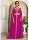 Arabic pink georgette islamic modern dubai kaftan