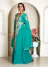 Seagreen takchita kaftan beautiful work modest party wear kaftan