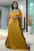 Evening golden yellow kaftan