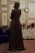 Brown and Beige Trendy Abaya