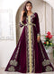 Arabic violet wedding designer moroccan kaftan