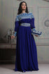 Tantalizing blue maxi full sleeve kaftan