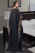 Dark gray and black african kaftan