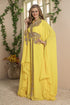 Yellow takchita kaftan