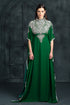 Classic green handmade designer caftan