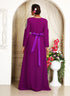 Purple adorable islamic designer kaftan wedding kaftan