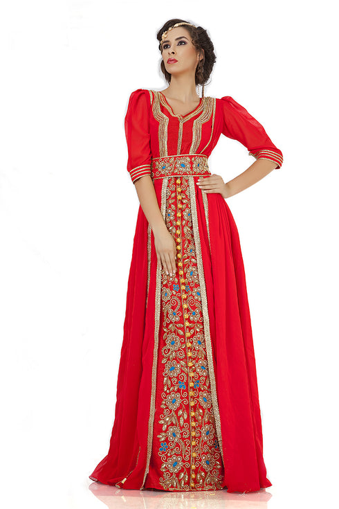 Attractive jacket style moroccan wedding caftan