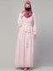 modest dress abaya fit in georgette with complete lining.