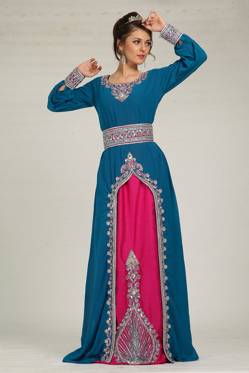Designer wedding islamic moroccan kaftan