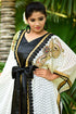 Exquisite black traditional embroidered kaftan