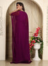 Purple designer arabic takchita kaftan