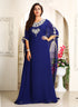 Dark blue elegant and adorable designer kaftan
