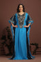 Tantalizing blue maxi kaftan