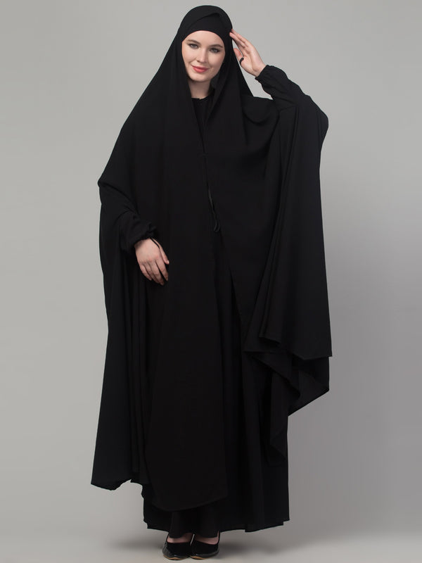 Black Nida Abaya for Women