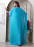 Firoji color arabian style kaftan