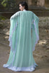 Mint Green Georgette Plain Kaftan