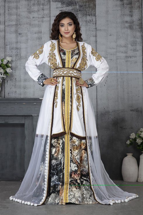 Designer wedding moroccan kaftan