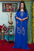 Blue partywear designer kaftan