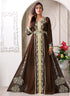 Brown Georgette Stone Work Kaftan for Women