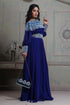 Tantalizing blue maxi full sleeve kaftan