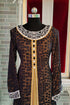 Dark grey islamic stylish embroidery abaya dresses