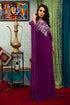Purple takchita designer kaftan